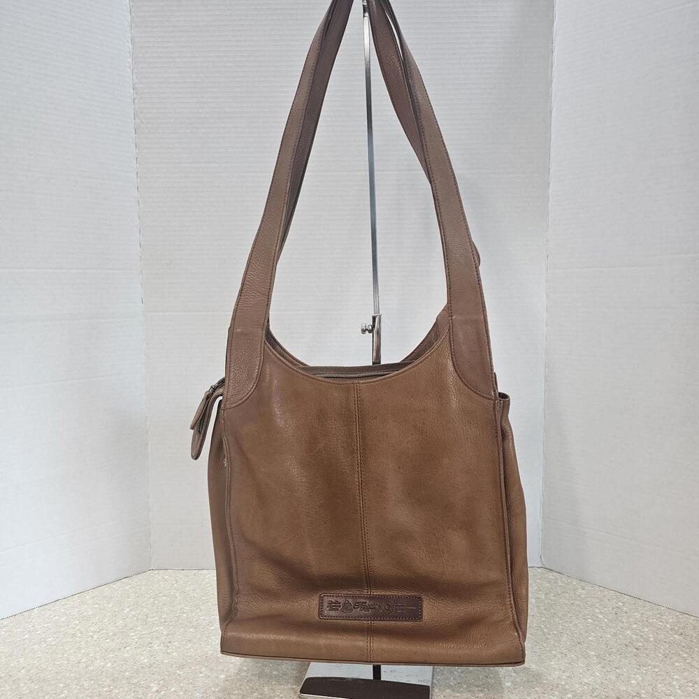 Fossil 75082 Brown Leather Crossbody Purse Bag Multi Organizer Zipper & Snap - Picture 3 of 14